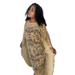 Sugar Lace Caftan / Ankara Inner
